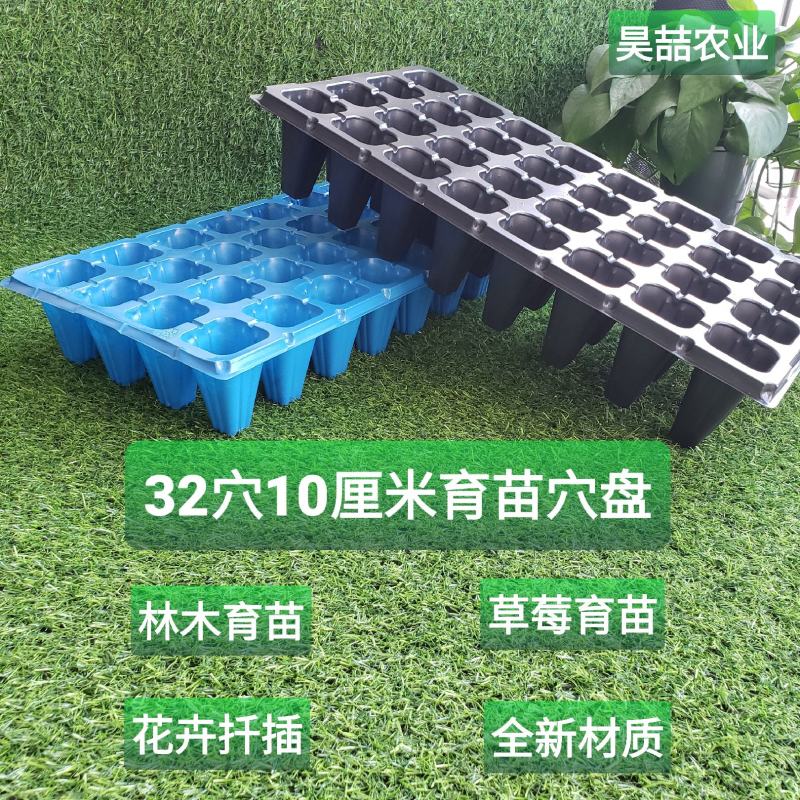 育苗盘高脚32苗盘草莓林木专用育苗穴盘加深加厚全国包邮
