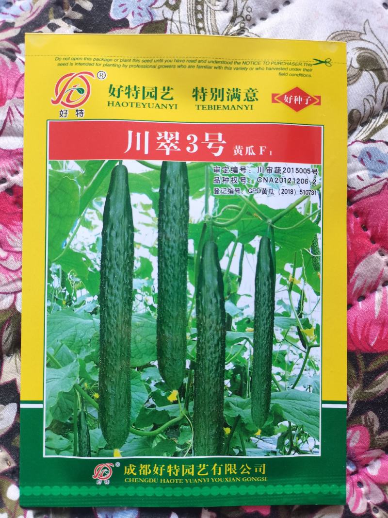 好特园艺川翠3号黄瓜