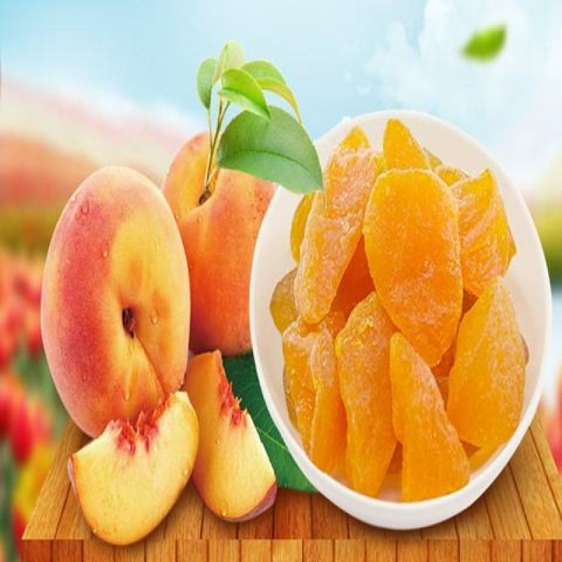 黄桃干白桃干甘草桃干黄桃果干水蜜桃脯蜜饯水果