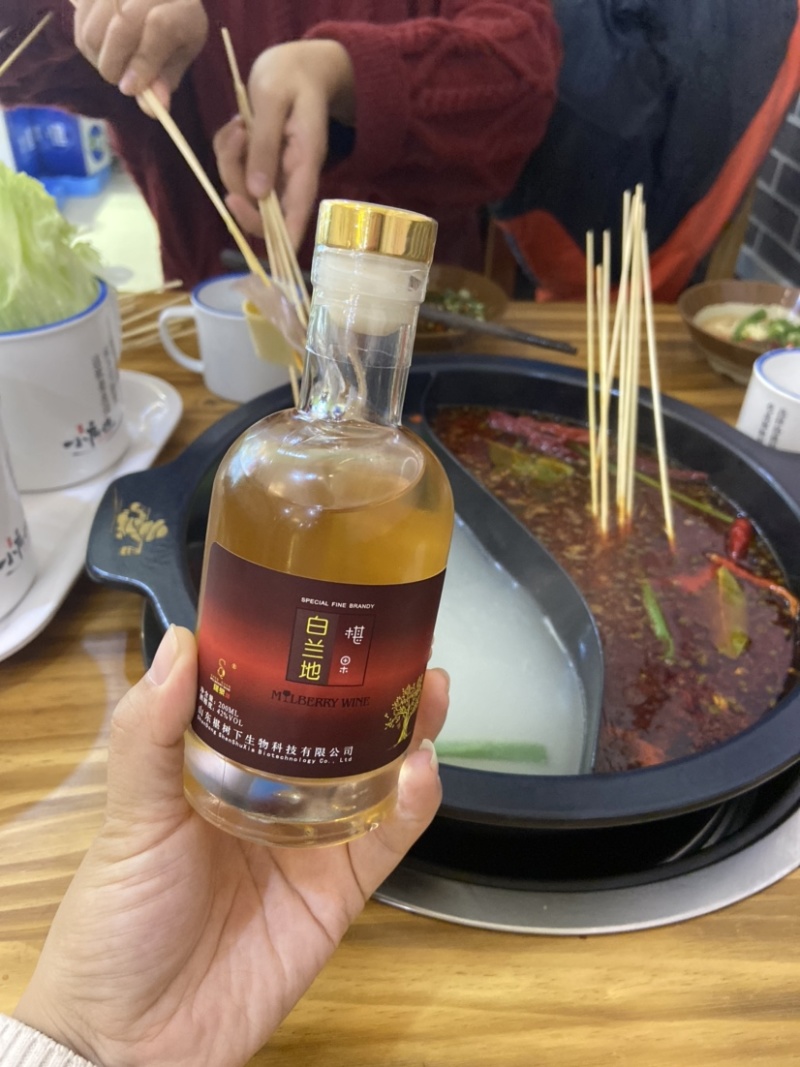 桑椹酒蒸馏白兰地果酒中茅台品质42度