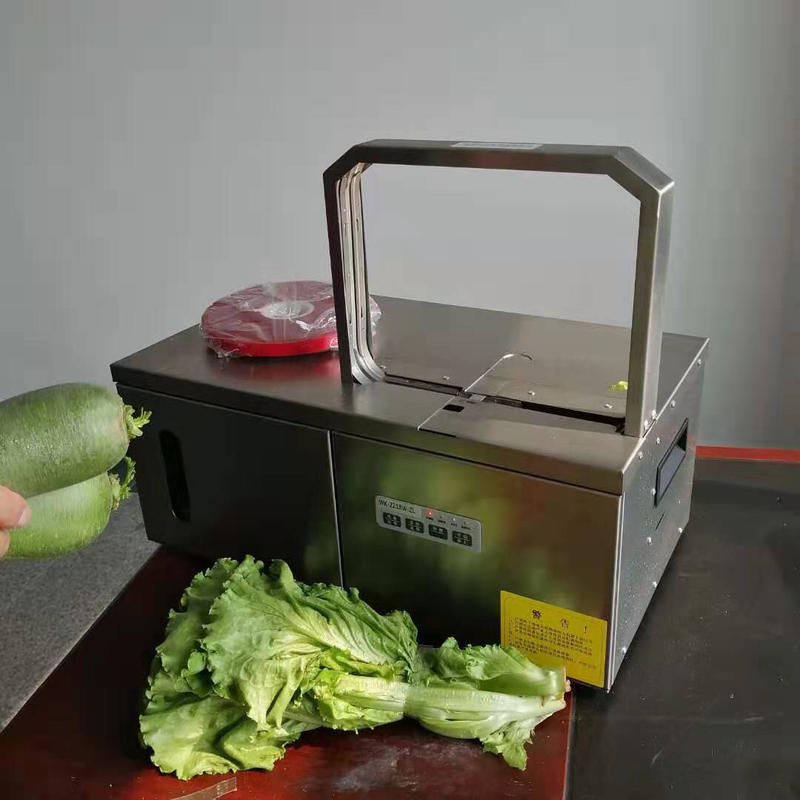 鑫嘉强面条厂手工挂面扎捆机小型扎带机超市扎蔬菜机