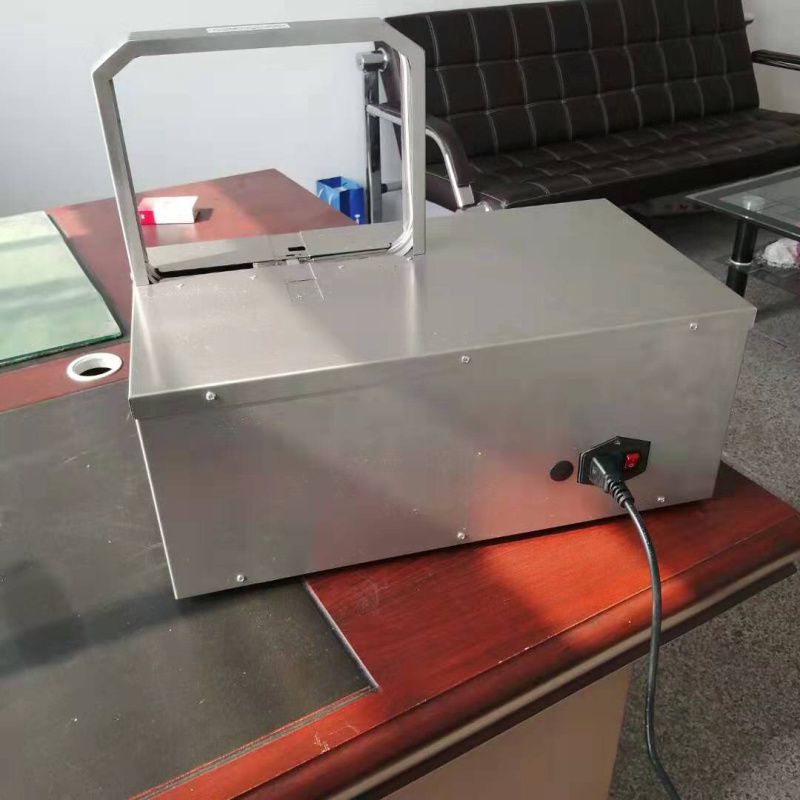 鑫嘉强面条厂手工挂面扎捆机小型扎带机超市扎蔬菜机