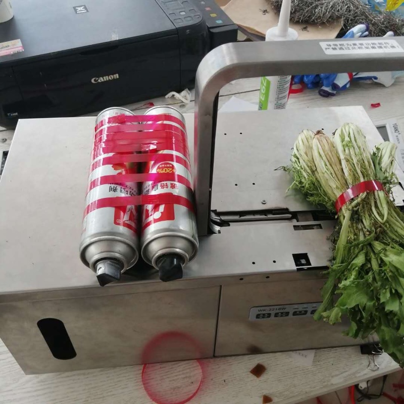 鑫嘉强面条厂手工挂面扎捆机小型扎带机超市扎蔬菜机