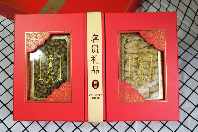 双拼礼盒套餐一[国产圆粒西洋参+普通紫皮石斛]