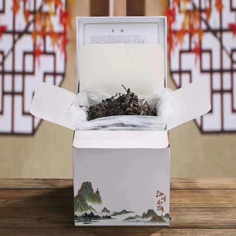 陈年福鼎老白茶寿眉散茶木箱礼盒装收藏包邮