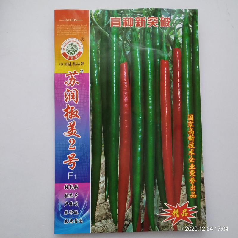苏润93号红线椒种子椒美2号，线椒可以作红椒品种
