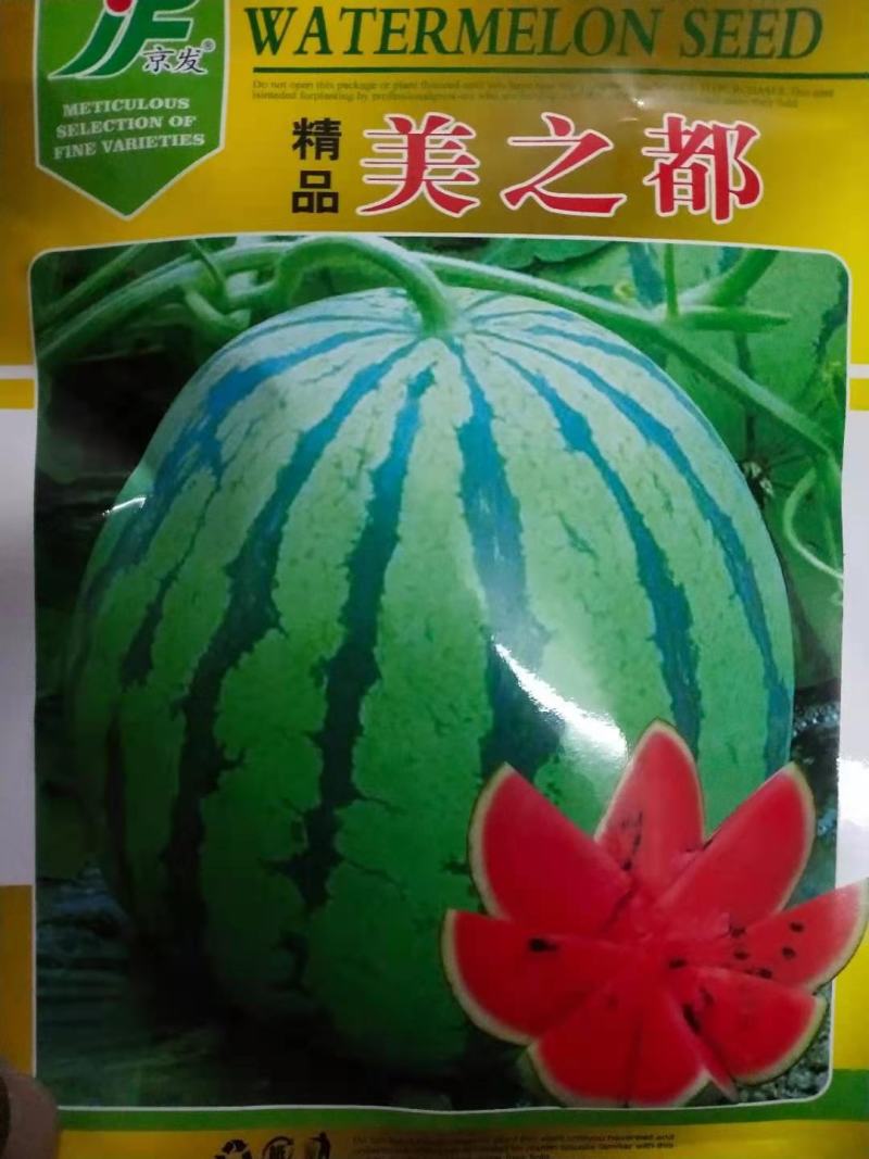 美都西瓜种子，美之都早熟26天高糖5一9公斤
