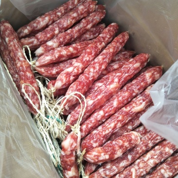 批发【腊肠特级品】孙中山故里特产腊肠优质品一箱10斤实惠