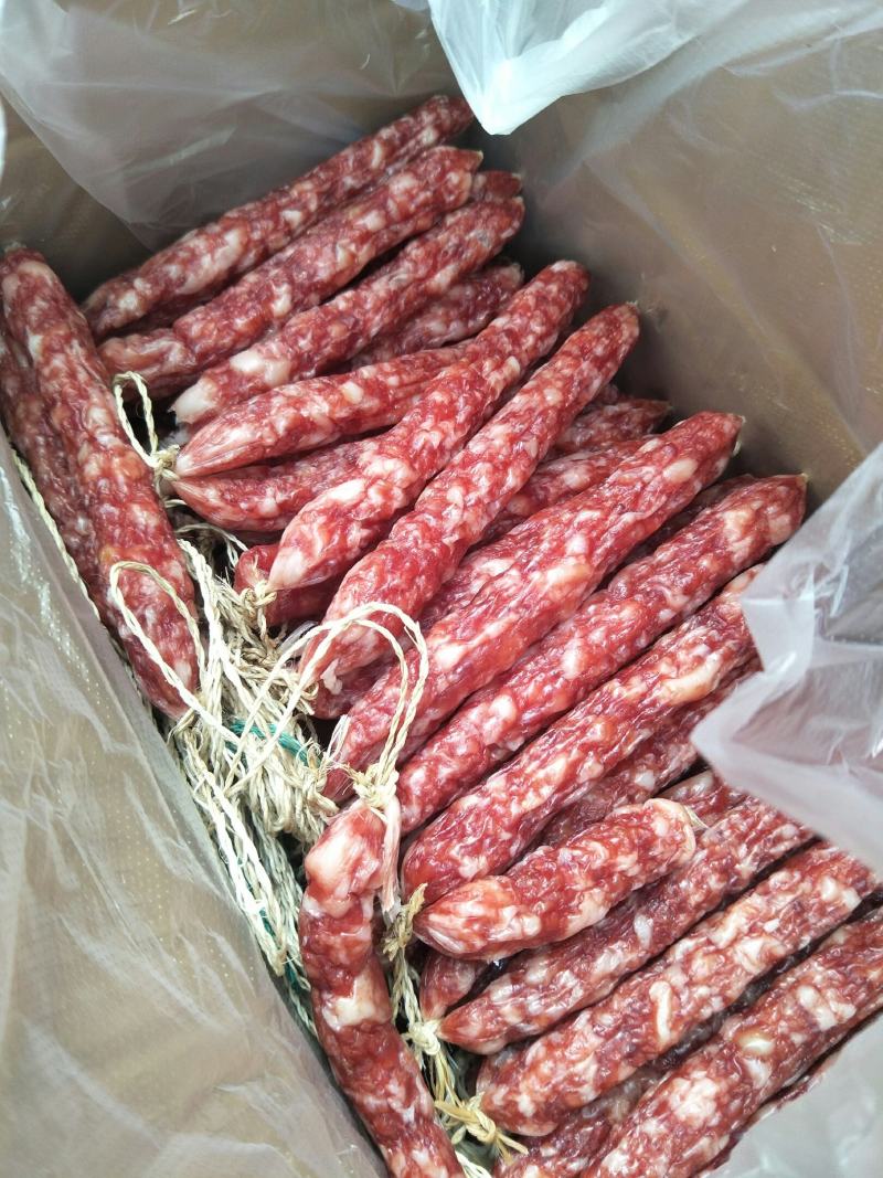 批发【腊肠特级品】孙中山故里特产腊肠优质品一箱10斤实惠
