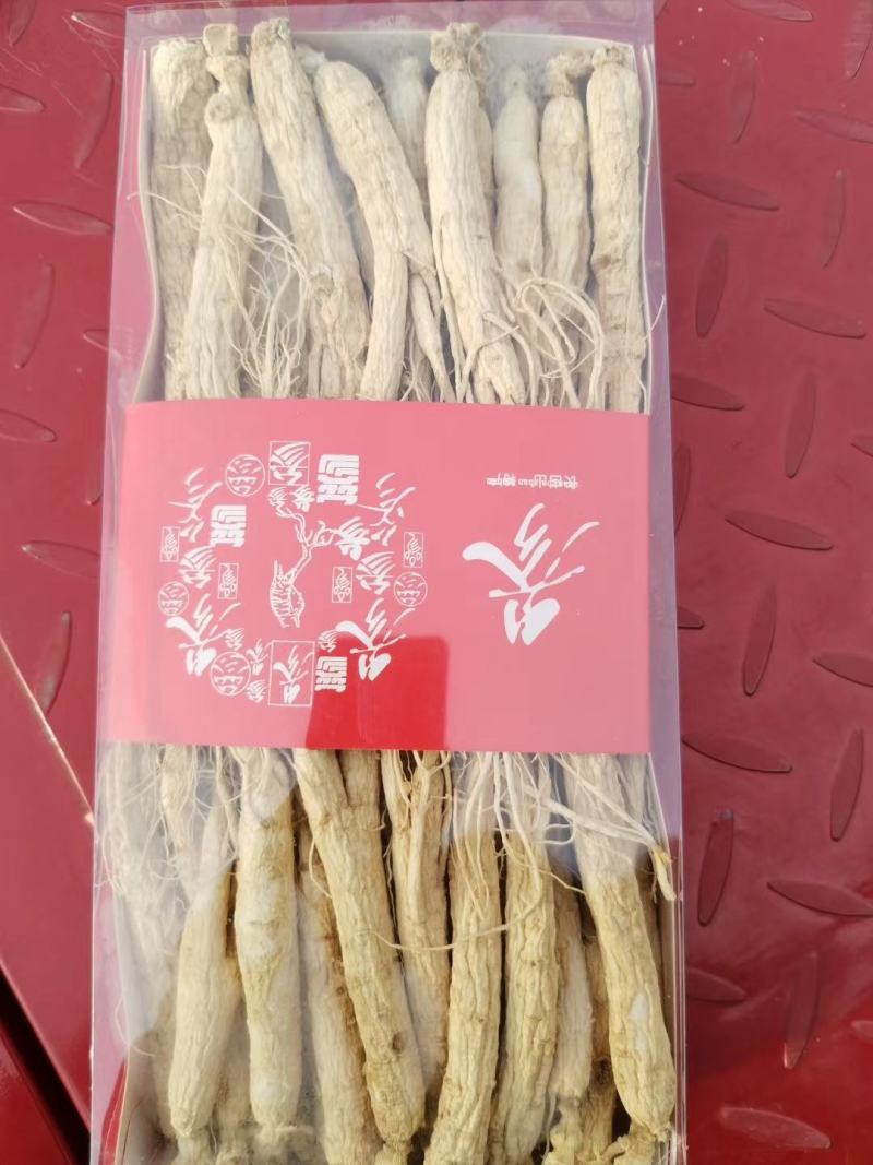 长白山精品白参（生晒白干参）足干白条参干人参全须