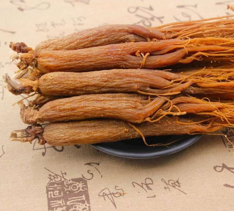 长白山无糖红参批发（干品）红参直条全须，