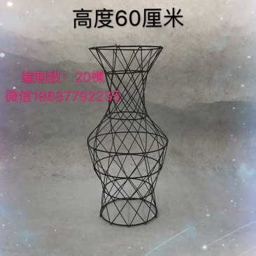 树艺编织桂花小盆景设计花瓶骨架高度60厘米室内阳台