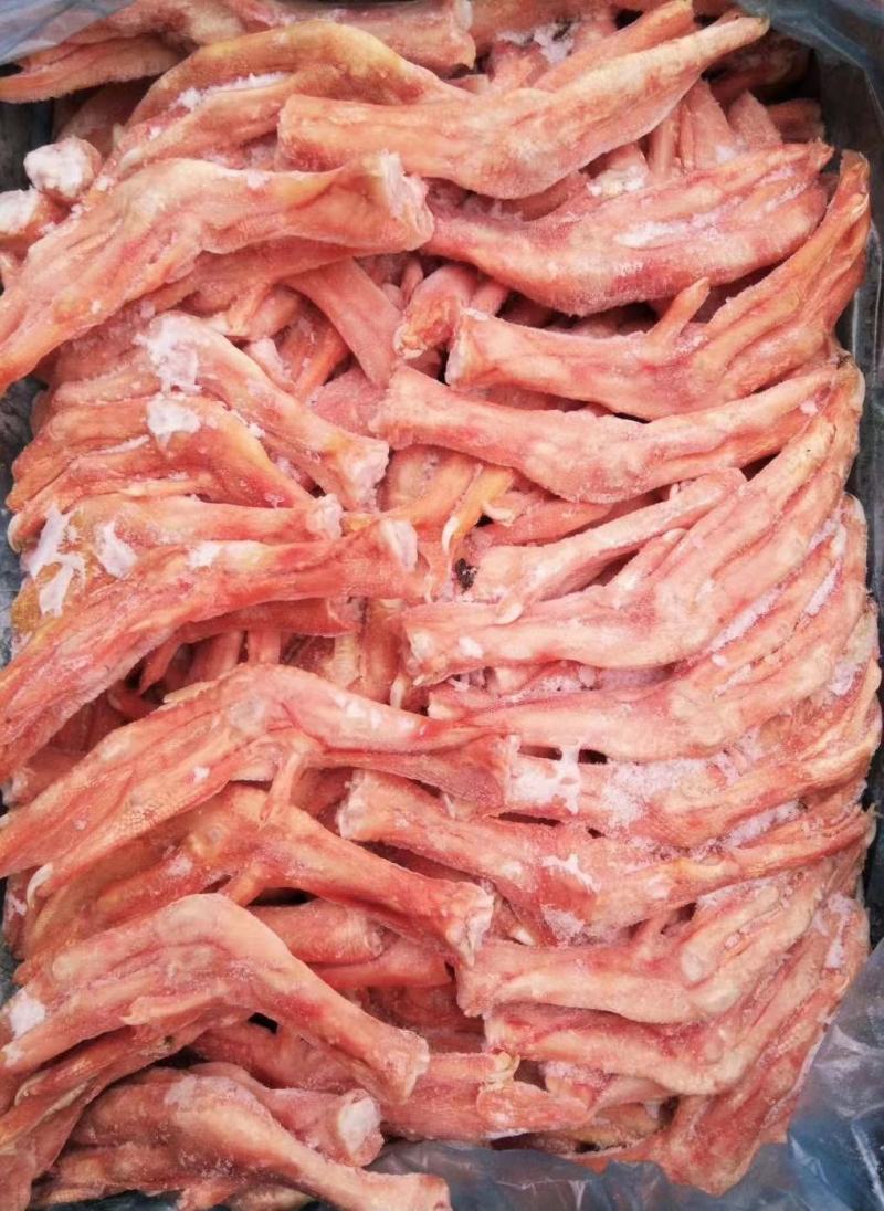 工厂直发大鹅掌，中鹅爪，小鹅脚，颜色新鲜，大小均匀