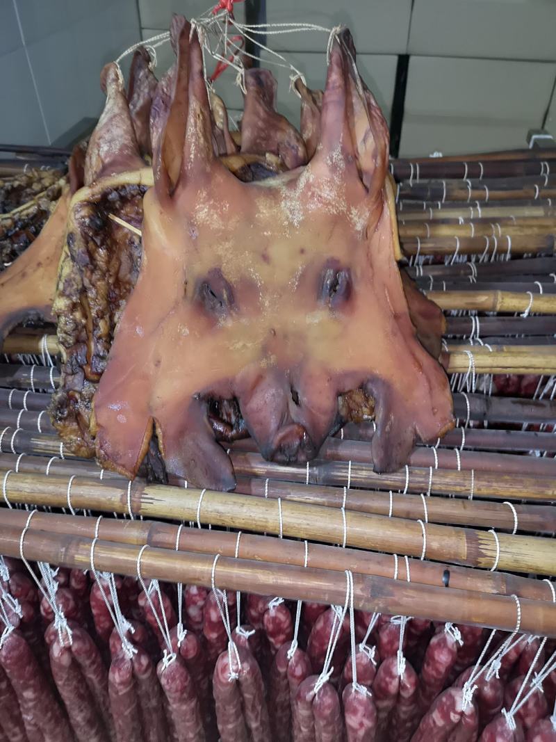 【腊肉】腊猪脸皮，香味浓厚，古法农家腌制