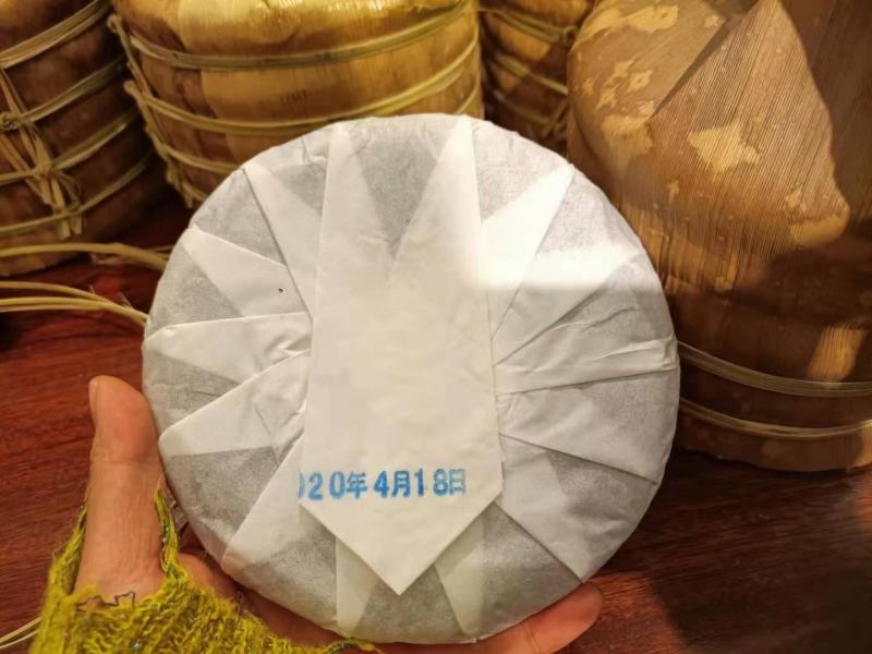 整体出售2020年昔归生茶忙麓山春茶料石磨自家压制成