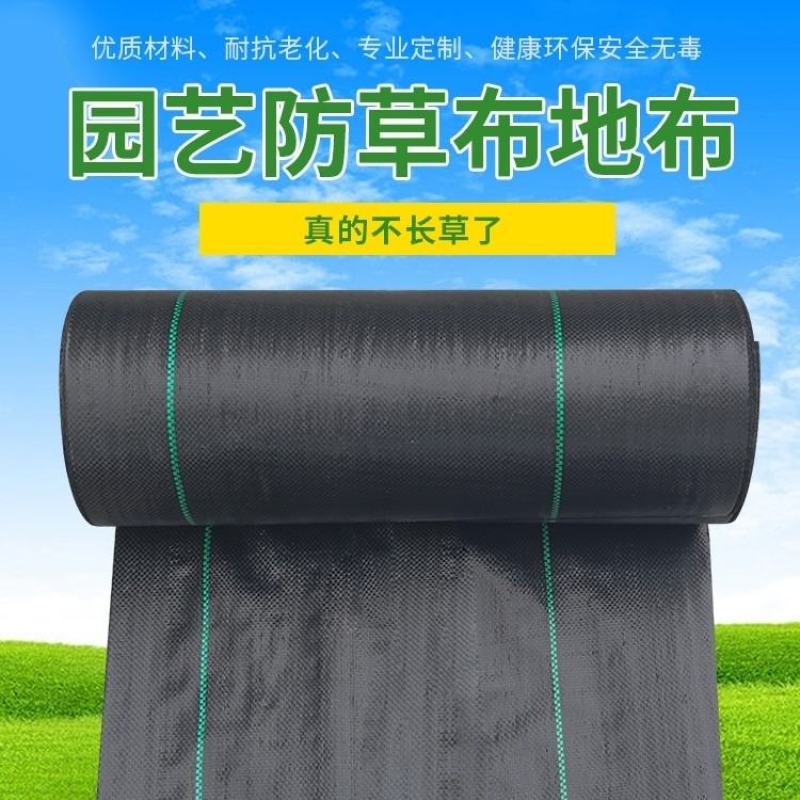 整卷防草布除草布抗老化遮草盖草布农用园艺地布耐用透气