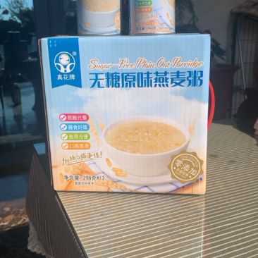 无糖原味燕麦粥、一罐298g、一件12罐
