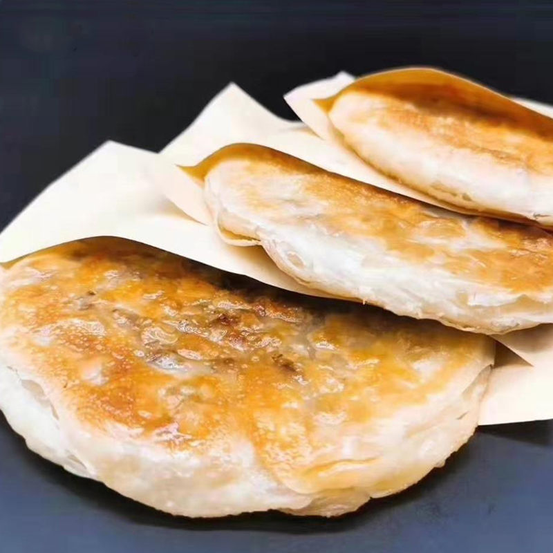 安井馅饼牛肉饼肉夹馍早餐火烧牛肉饼半成品速冻油炸白吉馍煎