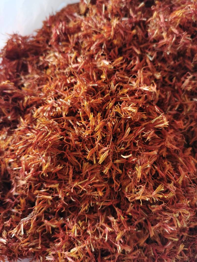 红花无硫自然阴干净货色泽鲜艳产地直批泡脚饮片2吨一手货