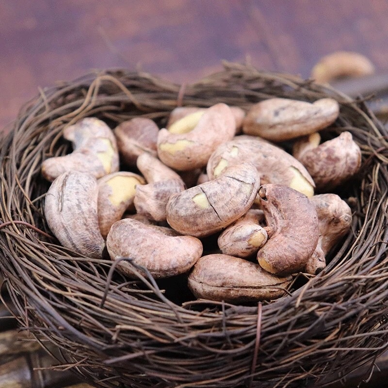 新货越南腰果带皮熟果和原味果一件代发工厂直销坚果批发包邮