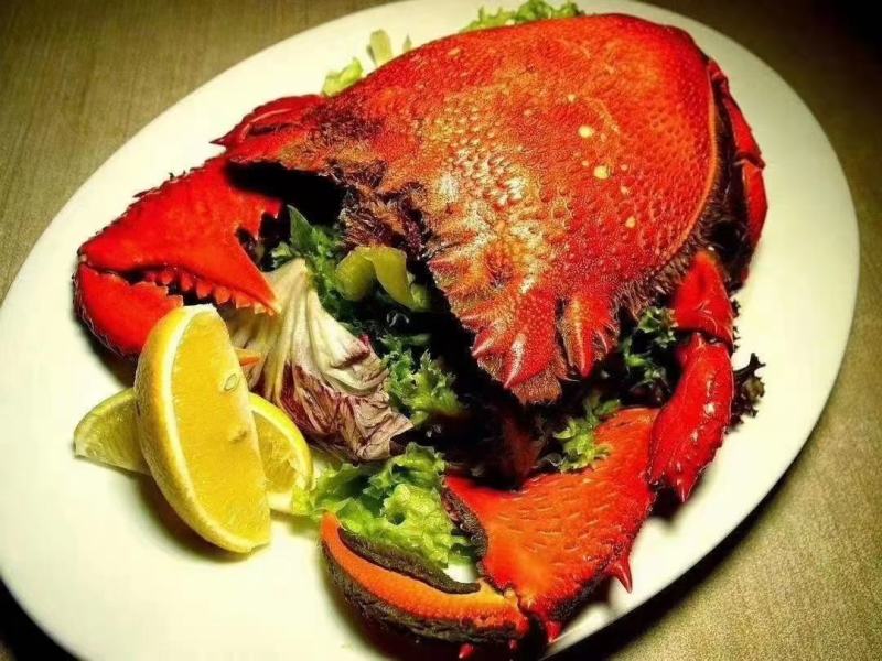 老虎蟹，生冻锁鲜。400/500克一只