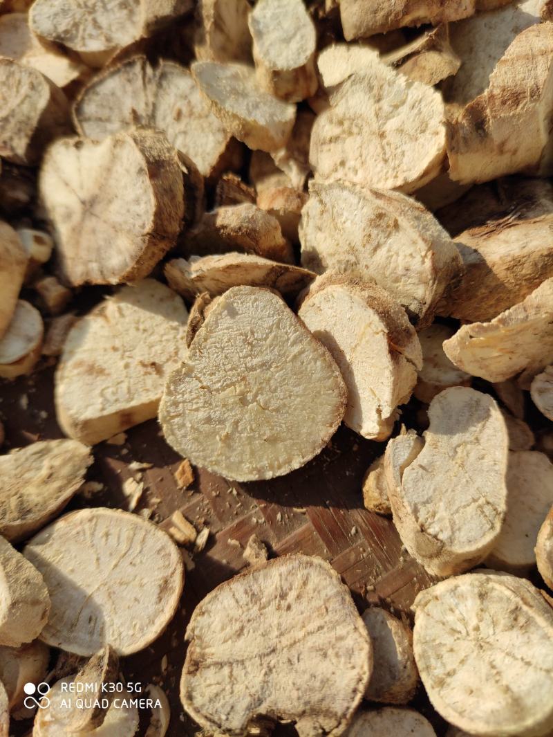中药根茎类:手工切片，太阳晒干无硫粉防己片