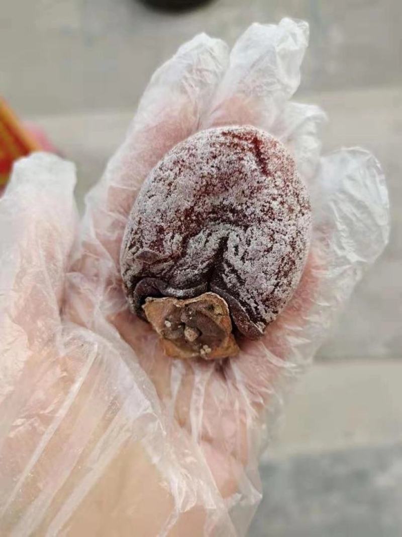 柿饼传统老柿饼老郑州荥阳特产带糖霜软糯香甜非遗厂家直供
