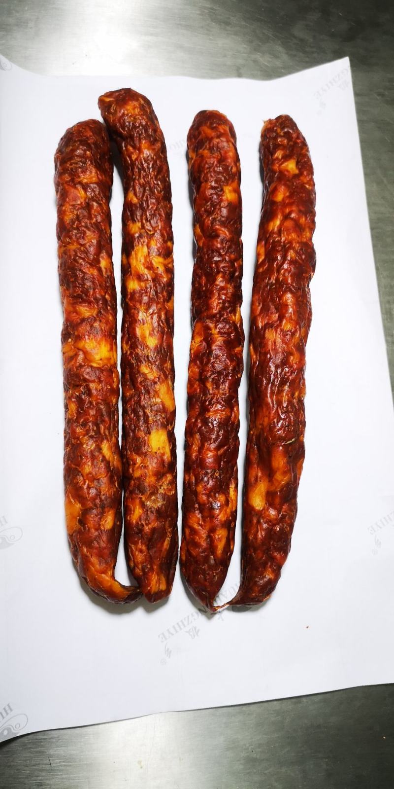 纯肉腊肠，传统手工川味麻辣肠，五香肠，风干肠