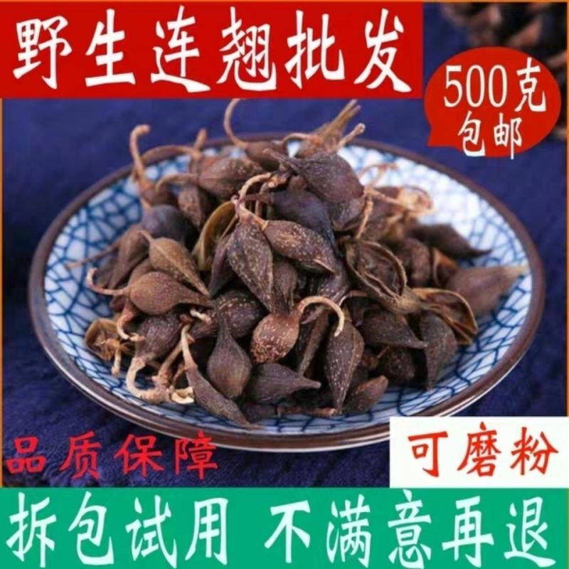 精选连翘500克中药材连翘新货连翘汉中贯叶连翘中药材连