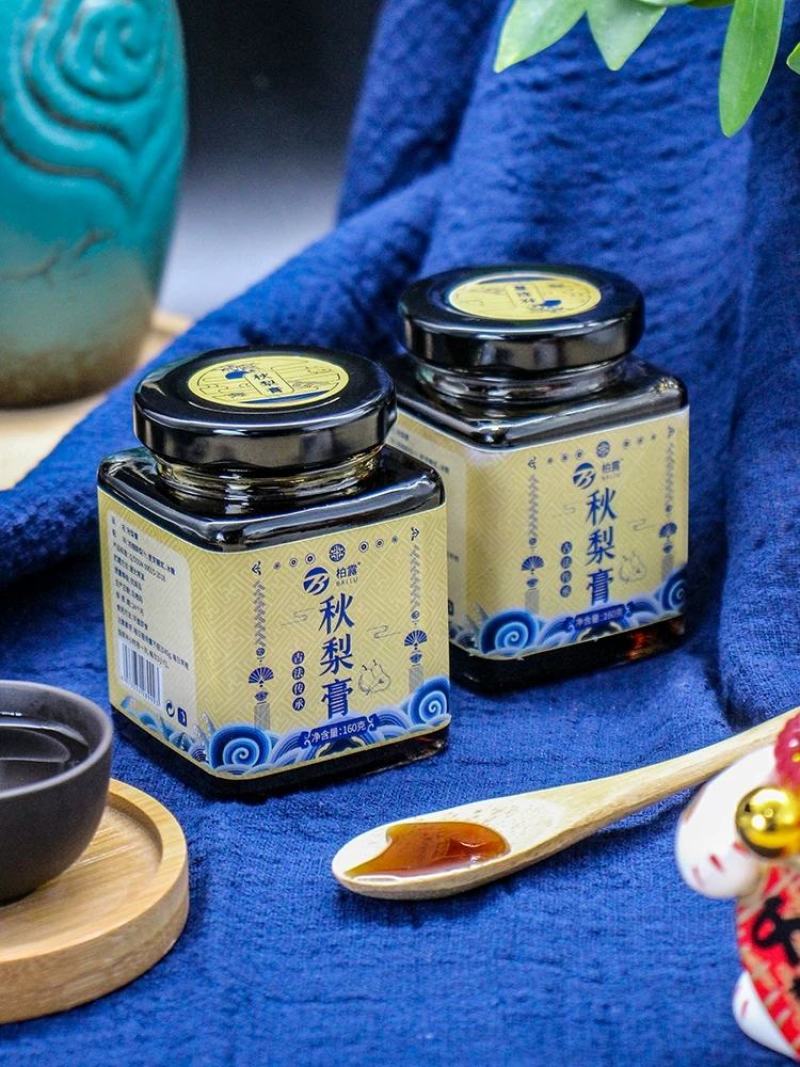 砀山著名品牌柏露秋梨膏砀山特产秋梨膏