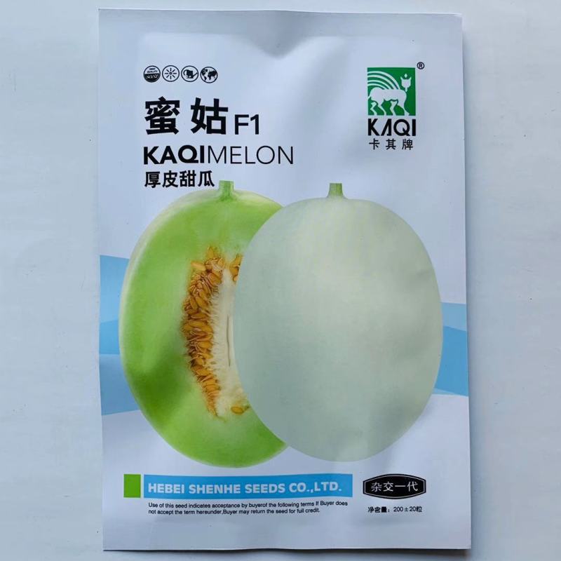甜瓜种子蜜姑厚皮甜瓜种子中熟果肉橙红色清香甜蜜