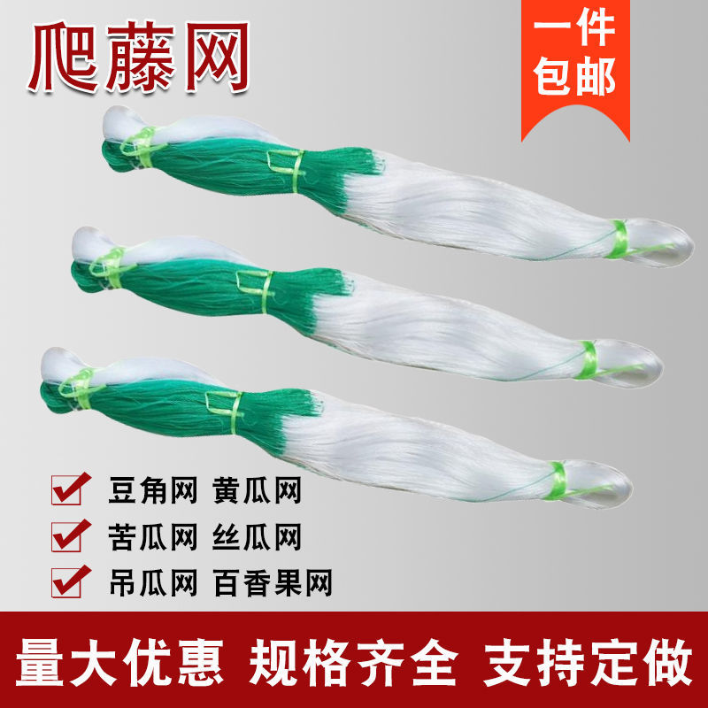 【粗九股爬藤网】吊瓜百香果小西瓜小南瓜用网农业种植网攀爬