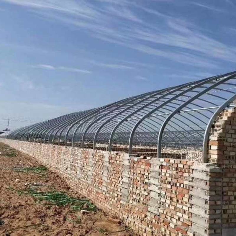 全套温室大棚钢管骨架家用种植蔬菜大棚配件养猪椭圆管养殖大