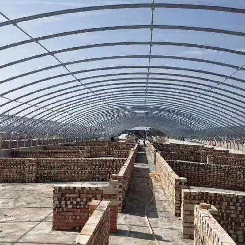 全套温室大棚钢管骨架家用种植蔬菜大棚配件养猪椭圆管养殖大