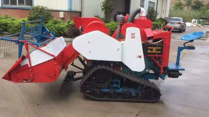 多功能小型履带收割机有补贴的一款家用小型水稻收割机