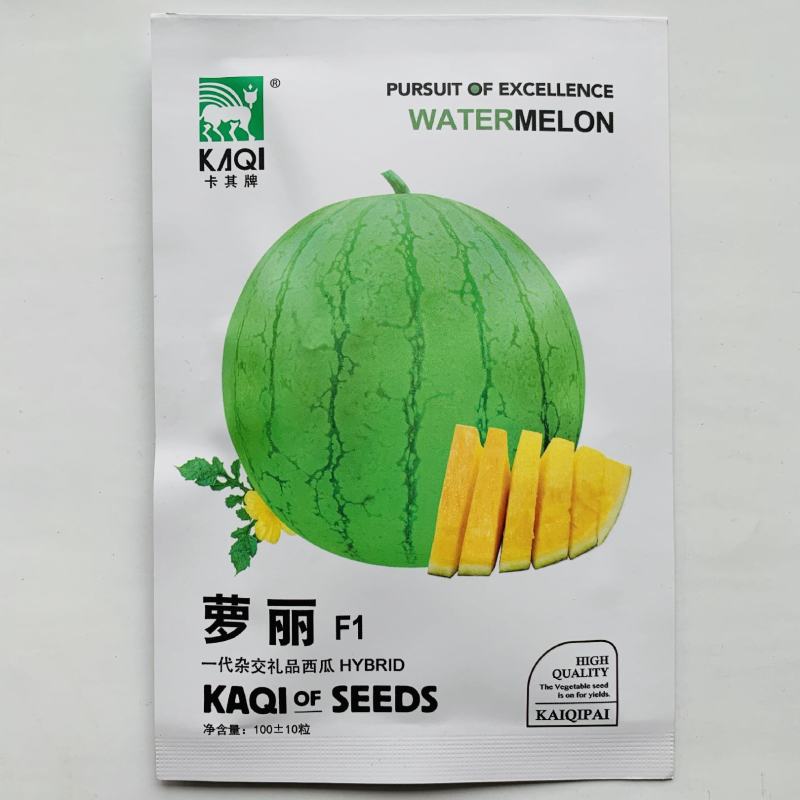 黄壤礼品西瓜种子一代杂交品种早熟基地种植专用品种