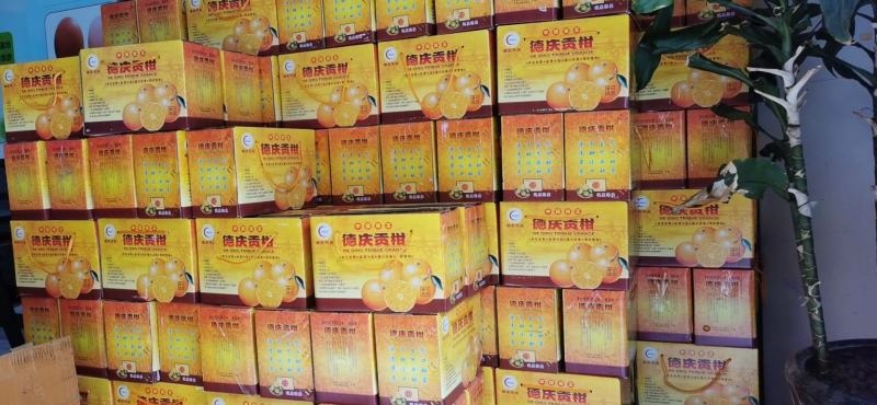 【精品】真正德庆贡柑皇帝柑甜度16电商微商一件代发