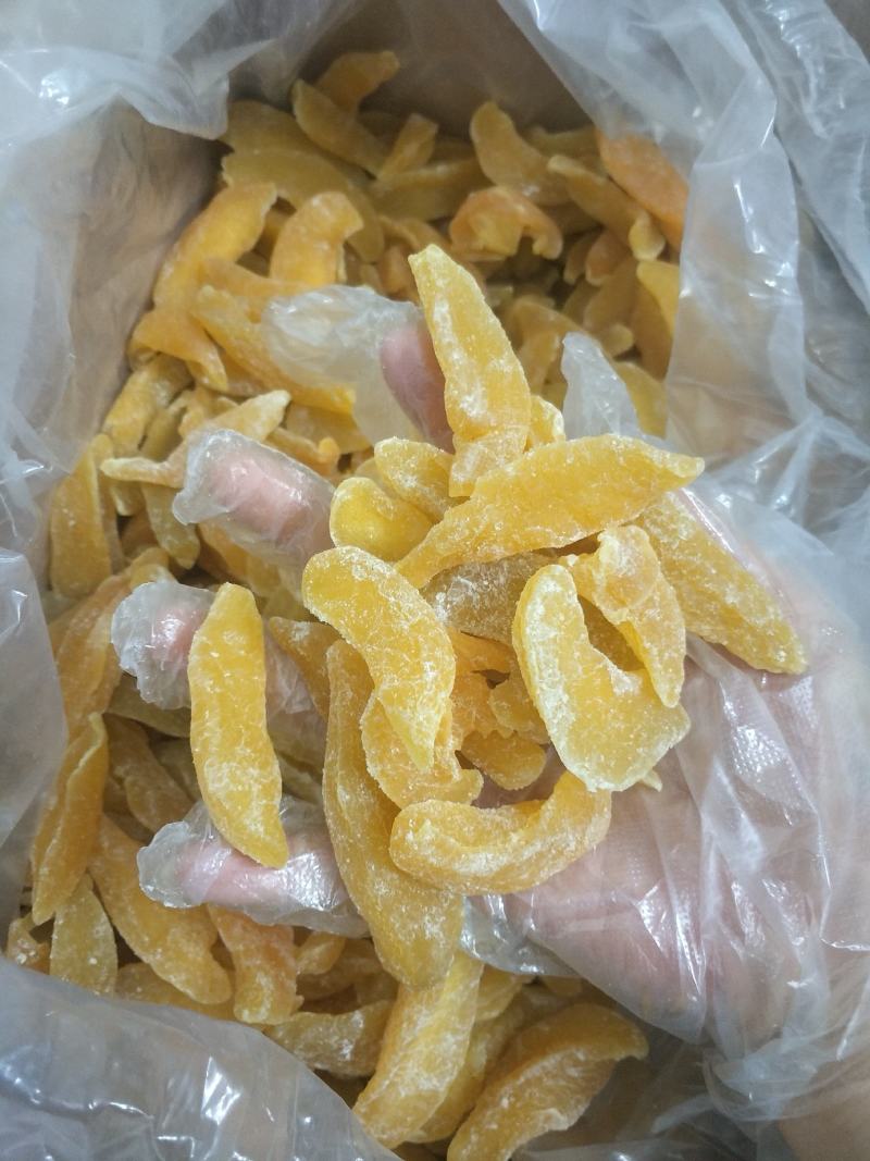 厂家散装批发黄桃干，白桃干