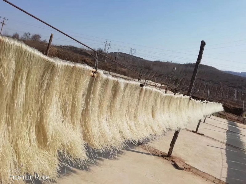 纯手工原始作坊地瓜粉条