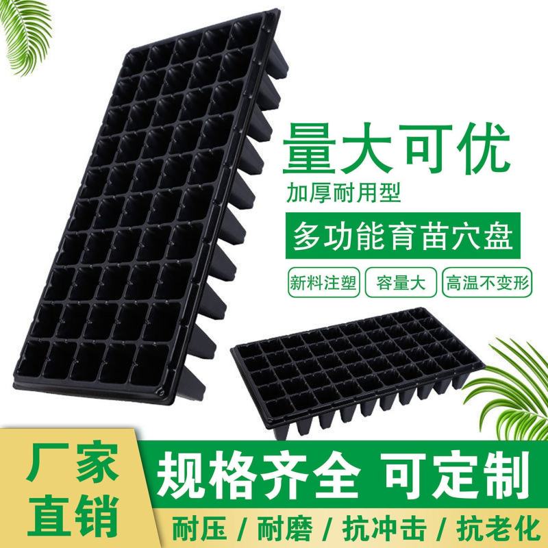 优质加厚多肉牙苗菜培育箱穴盘多肉种植育苗盒育苗盘塑料