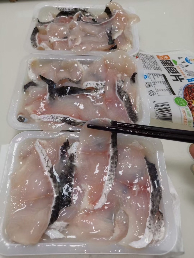免浆黑鱼片250gx25盒