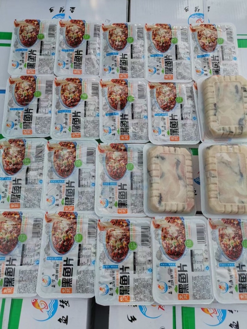 免浆黑鱼片250gx25盒
