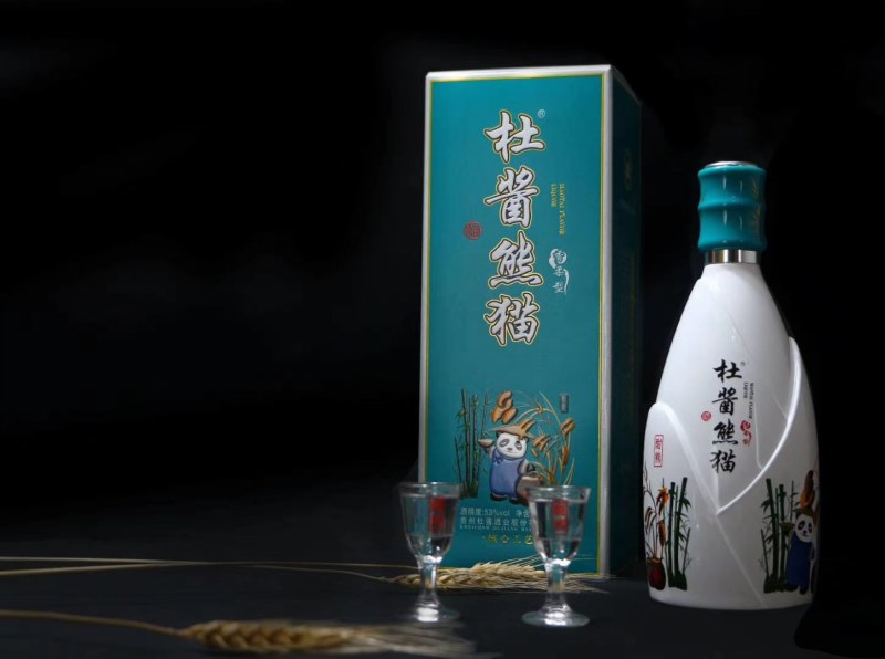 杜酱熊猫（酣熊）茅台镇酱香型53度纯粮食坤沙老酒
