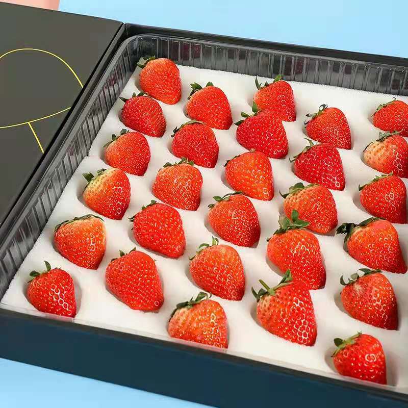【网红礼盒】奶油草莓新鲜红颜草莓99全网一件代发顺丰包邮