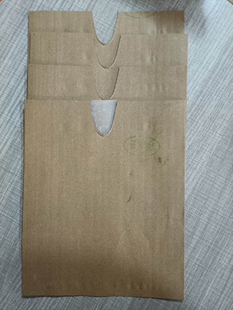黄桃桃袋，一袋5000个，56克木浆绵蜡两层桃袋保质保量