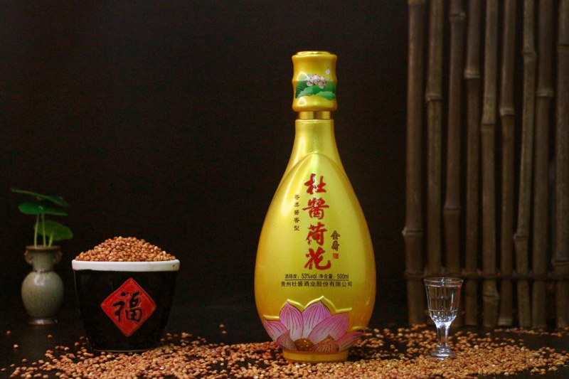 杜酱荷花（金荷）53度酱香型白酒茅台镇原产地高粱酒
