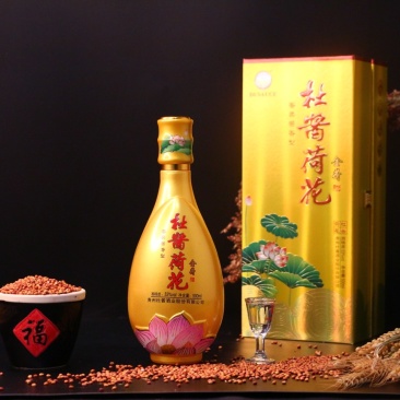 杜酱荷花(金荷)53度酱香型白酒茅台镇原产地高粱酒