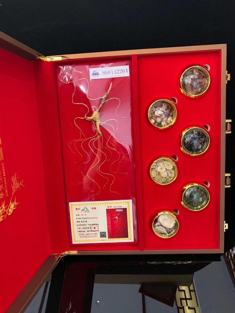 五宝六宝礼盒装，五宝六宝内产品任意配，有野山参，鹿茸片等