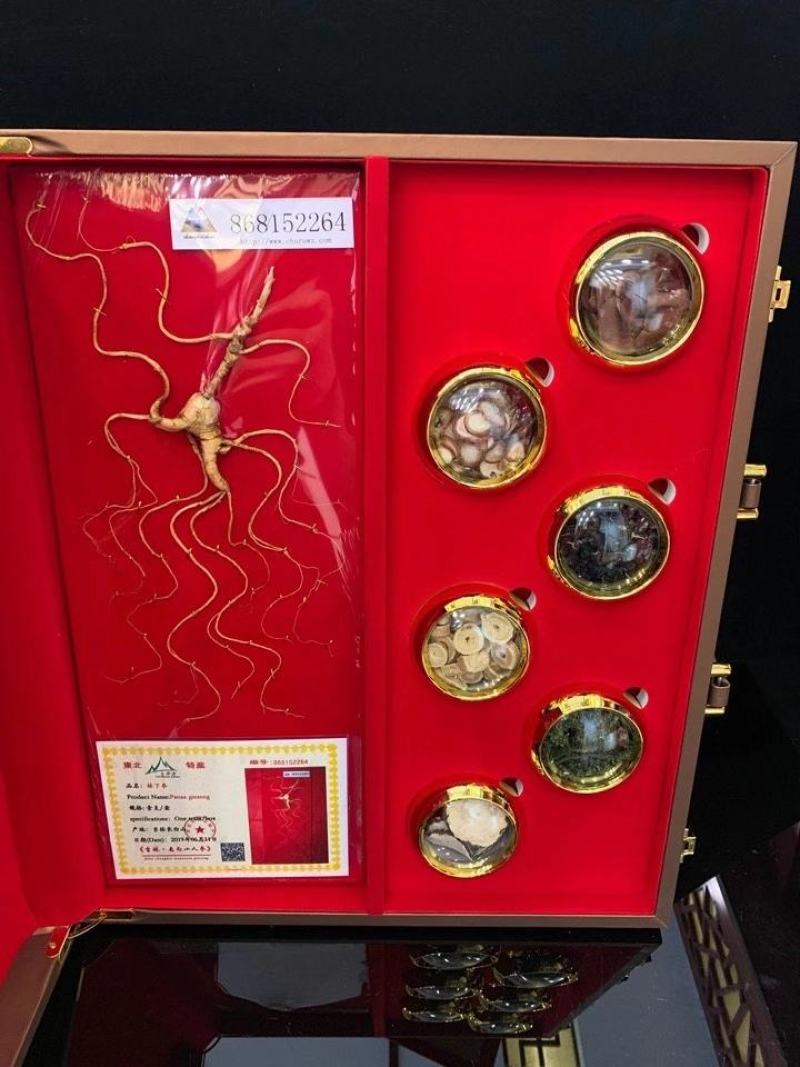 五宝六宝礼盒装，五宝六宝内产品任意配，有野山参，鹿茸片等