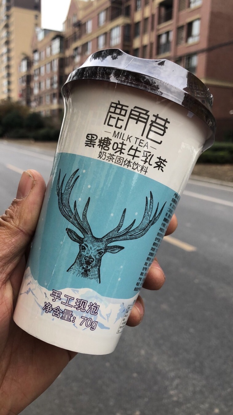 网红鹿角巷奶茶性价比超高抹茶黑糖蜜桃
